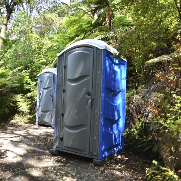 how often are construction porta potties restocked with supplies